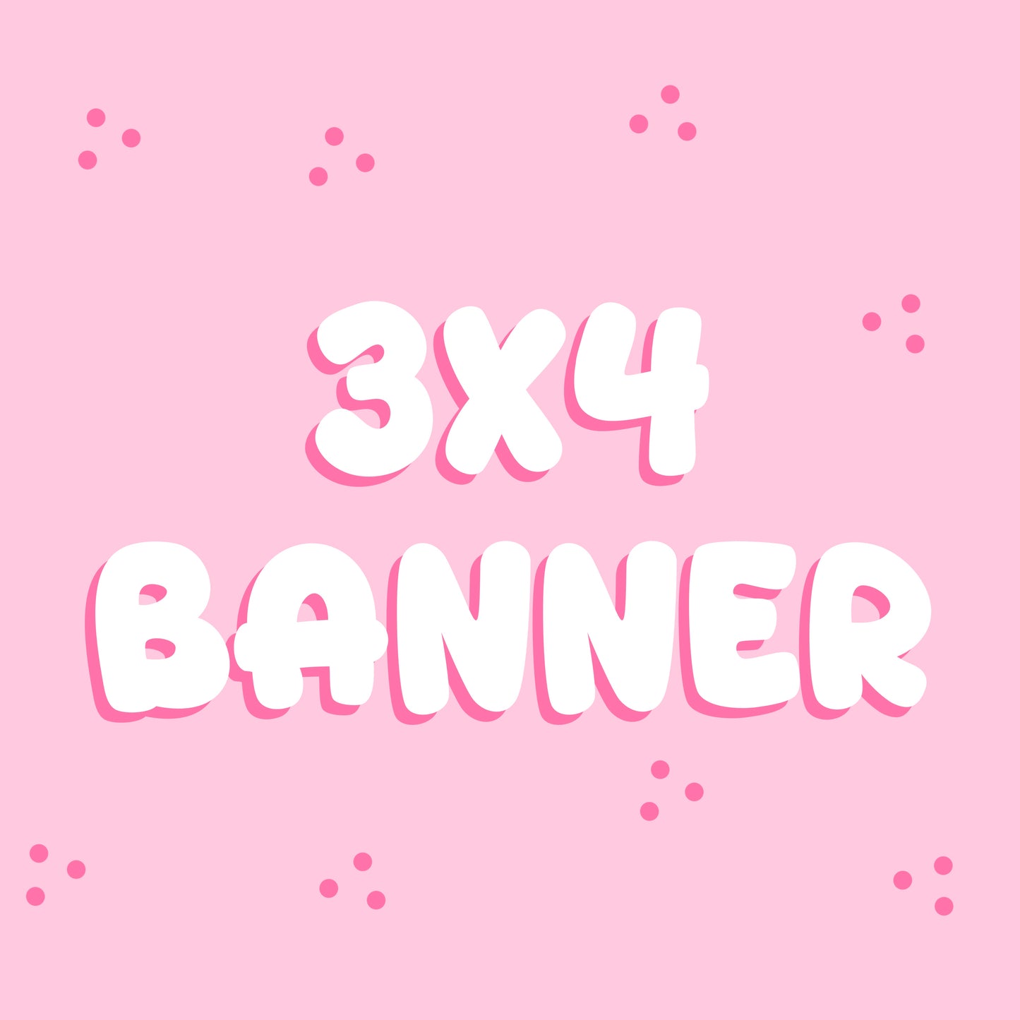 3 x 4 Banner