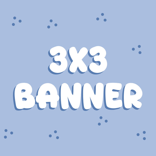 3 x 3 Banner